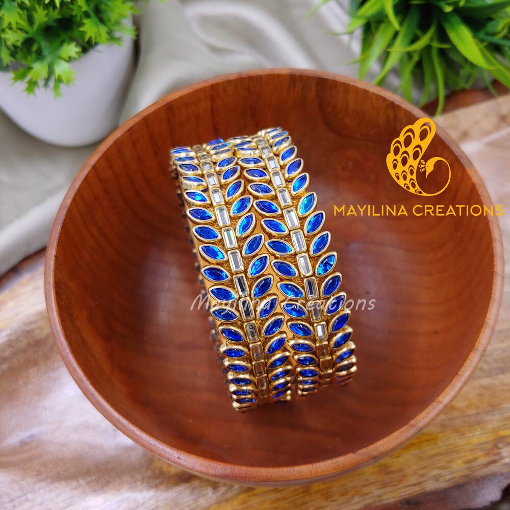 Silk thread bangles kundan designs top