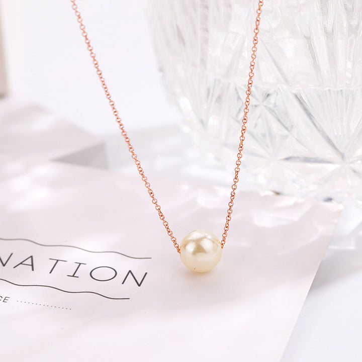 Anti-Tarnish: Rose Pearl Effortless Luxury Necklace