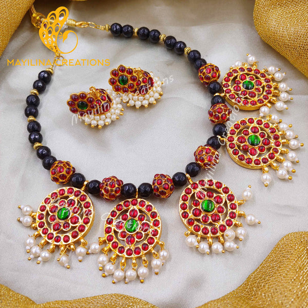 Kaira - Kemp Exquisite Rudra Choker with Jhumka Collection | Handmade Indian Traditional Jewelry