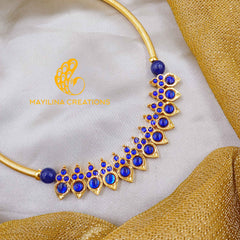 Ithala - Kemp Choker Handmade Indian Traditional Gold Plated Jewelry