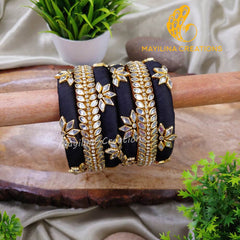 Saira - Budget Friendly Silk Thread Bangles