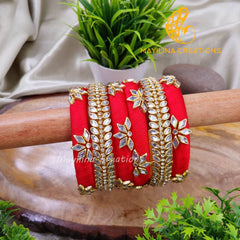 Saira - Budget Friendly Silk Thread Bangles