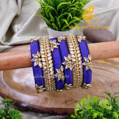 Saira - Budget Friendly Silk Thread Bangles