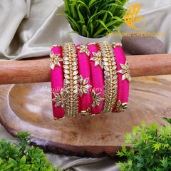 Saira - Budget Friendly Silk Thread Bangles