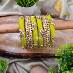 Saira - Budget Friendly Silk Thread Bangles