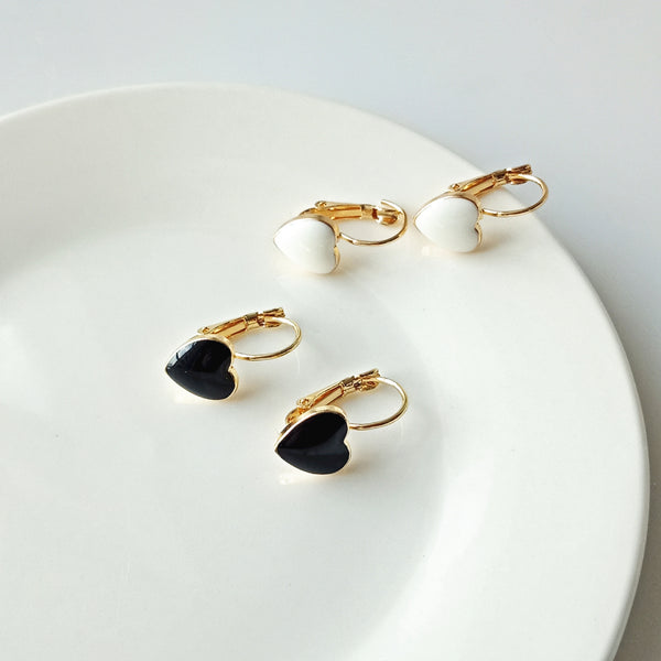 Overfond - Cute Heart Party Wear Earrings
