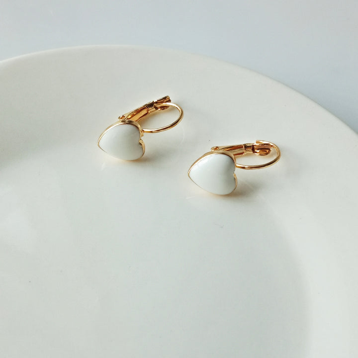 Overfond - Cute Heart Party Wear Earrings