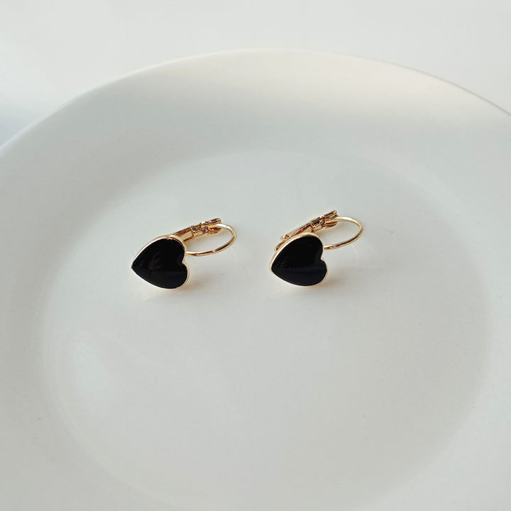 Overfond - Cute Heart Party Wear Earrings