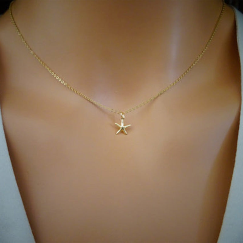 Mini Star - Star Gold Single Layer Chain