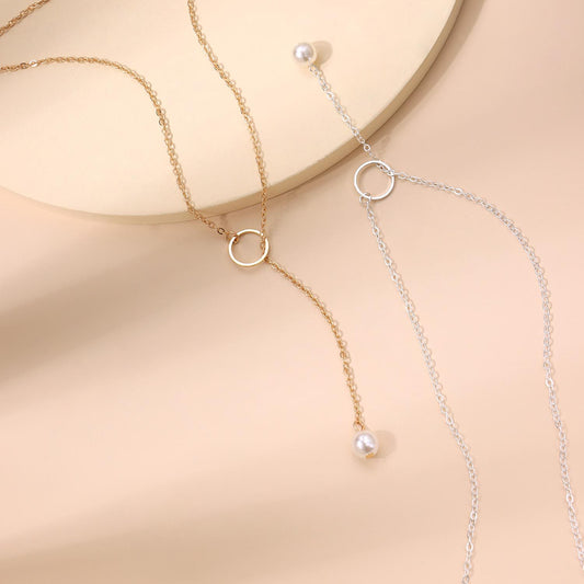 Pearl - Pretty Pearl Single Layer Chain with Adjustable length