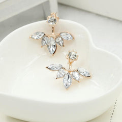 Korean Gold Embellished Earrings