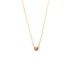 Dainty Mini Heart Gold Single Layer Chain