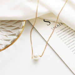 Oceanic - Classic Pearl Single Layer Gold Chain