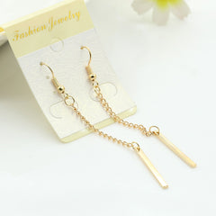 Long Dangler Tassel Earrings