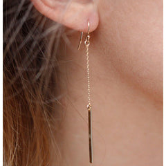 Long Dangler Tassel Earrings