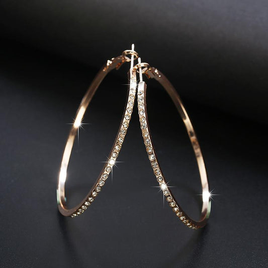 Glinty - Hoop Glittering Earrings