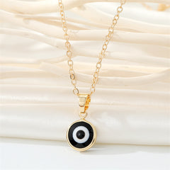 Evil Eye - Big Gold Single Layer Chain