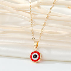 Evil Eye - Big Gold Single Layer Chain