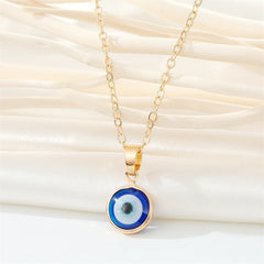 Evil Eye - Big Gold Single Layer Chain