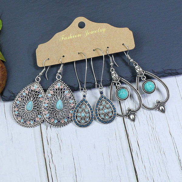 Pack 3 Earrings - Boho-Chic Combo Earrings