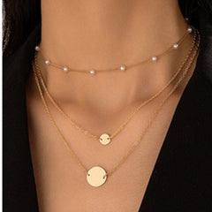 Triple Style - Casual Gold Three Layer Chain